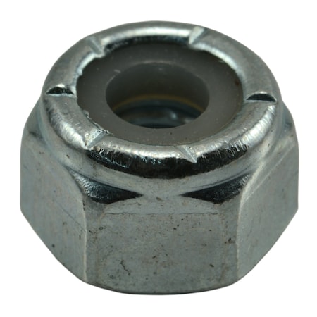Midwest Fastener Nylon Insert Lock Nut, #12-24, Steel, Grade 2, Zinc Plated, 50 PK 51863